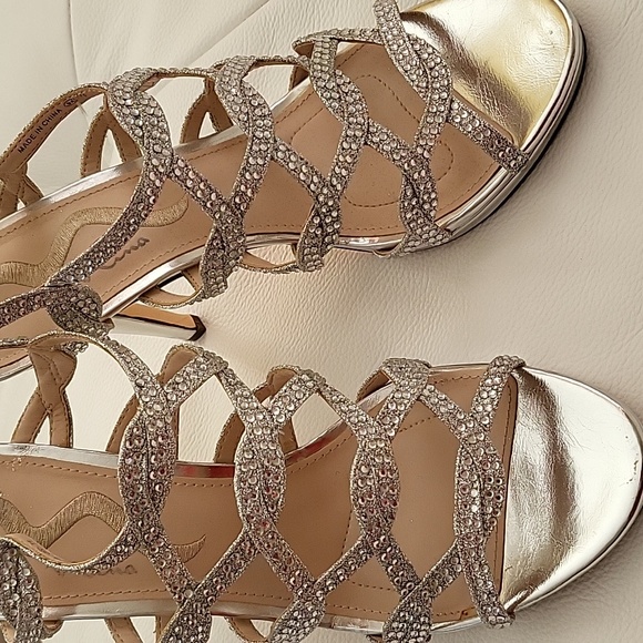 Nina silver dress sandals - Picture 4 of 11